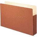 Smead Smead 3-1/2in Accordion Expansion File Pocket, Straight Tab, Lgl, Manila/Redrope, 10/Bx 74264